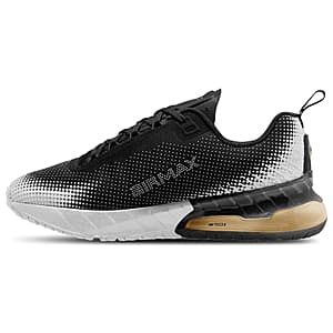 Black Nike Air Max Phoenix boys' grade school sneaker with visible Air unit and swoosh branding.