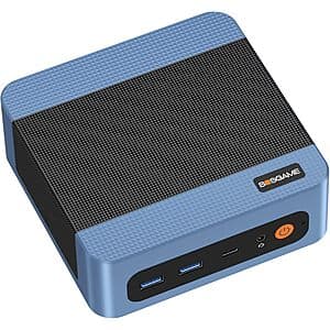 BOSGAME E5 Mini PC: Ryzen 5400U, 8GB DDR4, 256GB SSD, Win 11 Pro $187 + Free S&H