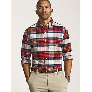 Chaps Men’s Heritage Cotton Oxford Shirt (various) from $7.60