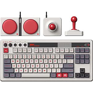 8BitDo 87-Key Retro Mechanical Wired/Wireless Keyboard w/ Joystick (N Edition) $75 + Free S&H