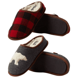 Eddie Bauer Women's Sherpa Lined Clog Slippers (Grey or Buffalo Check) $12 + Free Shipping