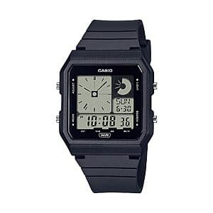 34mm Casio Pop LED Backlit Digital Watch w/ Renewable Bio-Based Band (Black) $17.60
