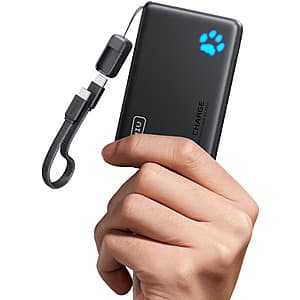 INIU 10000mAh 45W PD USB-C Power Bank Portable Charger $11.85
