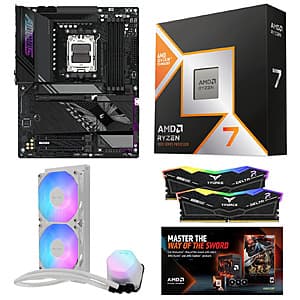AMD Ryzen 7 9800X3D + Gigabyte X870E Aorus Elite MB + 32GB Team RAM + 240mm AIO $1006 & More + Free S&H