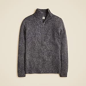J.Crew Men's Rugged Merino Wool-Blend Marled Quarter-Zip Sweater (2 Colors) $33.20 + Free Shipping