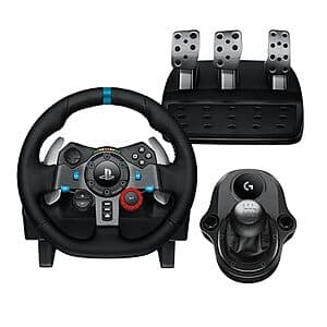 Logitech G29 Driving Force Racing Wheel & Pedals + Shifter (PS5, PS4, PC/Mac) $190 + Free S&H