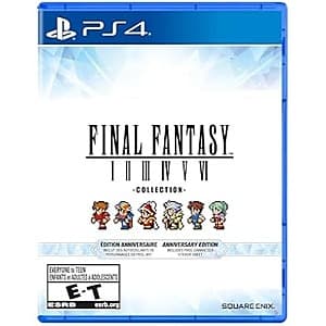 Final Fantasy I-VI Anniversary Collection Edition (PS4/2024) $40 + Free S/H w/ Amazon Prime