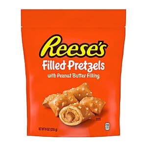 Select Accts: 9-Oz Reese's Peanut Butter Filled Pretzel Nuggets $2.85 w/ S&S
