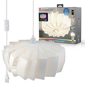 Monster Smart Illuminessence Bloom RGB DIY Hanging Light Kit w/ 15' Cord $8.15