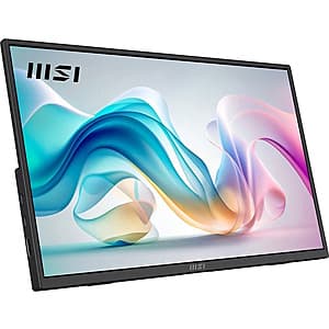 (Refurb) 15.6" MSI PRO MP165 E6 FHD IPS 60Hz 4ms Portable Monitor $48 + Free S&H