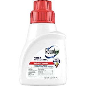 Prime Members: 16-Oz Roundup Weed & Grass Killer Concentrate $8.80 + Free Shipping