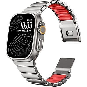KADES Grade 2 Titanium Silicone Magnetic Band for Apple Watch Ultra (Various) from $26.40 + Free S&H