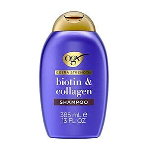 13-Oz OGX Thick & Full Biotin & Collagen Extra Strength Volumizing Shampoo $3.65 w/ S&S