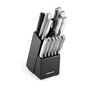 Prime: 15-Pc Farberware High Carbon Stamped Stainless Steel Knife Set $19 + Free S&H