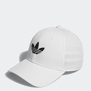 Men's adidas Iconic Trefoil Logo Beacon Cap (White/Black) $8.40 + Free S/H