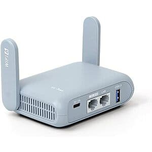 GL.iNet GL-MT3000 Beryl AX Pocket-Sized Wi-Fi 6 Wireless Travel Gigabit Router $70.45 + Free Shipping