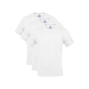 3-Pk Men's Gildan Cotton Stretch Crewneck Tee in White (Small or Medium) $5.65 + Free S&H on $35+