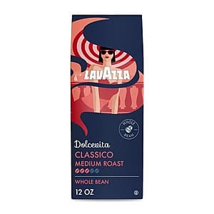 Select Accounts: 12-Oz Lavazza Coffee (Dolcevita Classico, Whole Bean or Ground) $4.45 w/ Subscribe & Save