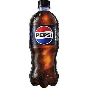 20oz. Pepsi Zero Sugar or Zero Sugar Wild Cherry Soda Bottle Mobile Wallet Offer Free to Claim (Redeem via CVS, Walgreens or Walmart Stores)