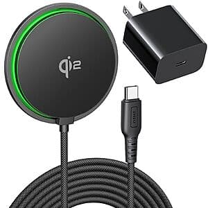 15W INIU SnapGo Magnetic Qi2 Wireless Charging Pad w/ Built-In Cooling Fan $10.10