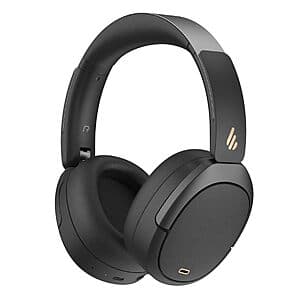 Edifier W80 over-ear headphones with padded ear cups and headband, available in black or ivory finish.