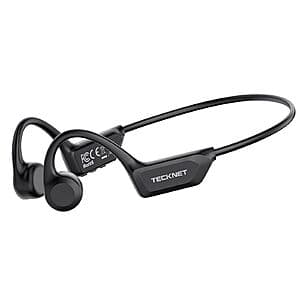 Tecknet Bluetooth 6.0 Open-Ear Bone Conduction Sport Headphones (2 Colors) from $14.85