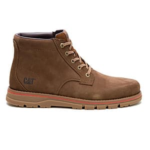 Cat Footwear Men's Estimate Chukka Boot in three color options: Bison, Honey, and Black.