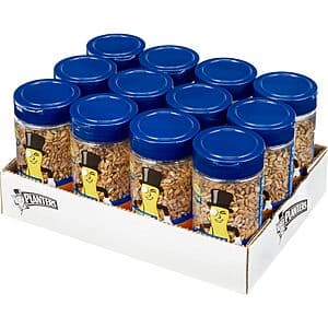 12-Pack 8-85-Oz Planters Dry Roasted Sunflower Kernels (Pop & Pour Jars) $14.85 w/ Subscribe & Save