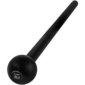 15-Lbs. Retrospec Revolve Steel Weight Training Macebell (Matte Black) $27