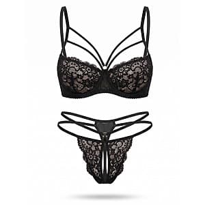 Avidlove 2-Piece Women's Underwire Bra & Thong Lingerie Set (Various Colors) $5