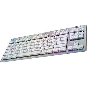 Logitech G915 TKL Tenkeyless Lightspeed Wireless RGB Mechanical Gaming Keyboard from $110 + Free Shipping