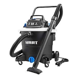 12-Gal Hart 6 Peak HP Wet/Dry Vacuum w/ 7' Hose, Accessories & Blower Function $50 + Free S&H