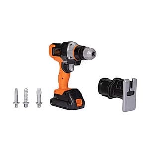 5-Piece Black + Decker Matrix Junior Power Drill Toy w/ Jigsaw Accessory $8 + Free Store Pickup
