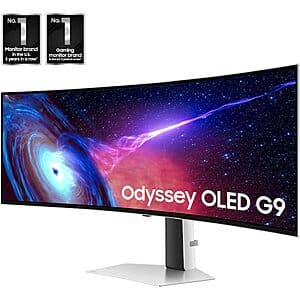 49" Samsung Odyssey G93SC DQHD QD-OLED 240Hz Ultrawide Curved Monitor $855 + Free S&H
