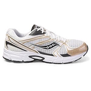 Saucony Men's Ride Millennium Shoes (White/Gold/Black) from $49.85 + Free Store Pickup or Free S&H on $60+