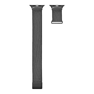 Insignia Stainless Steel Mesh Band for Apple Watch 38mm, 40mm & 41mm (Black) $8 & More + Free S&H