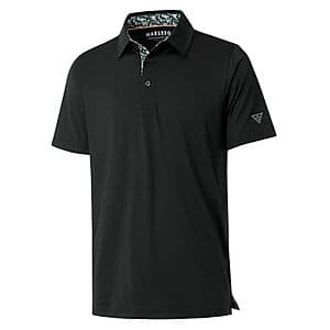 Prime: M MAELREG Men's Casual Solid Short Sleeve Dry-Fit Golf Polo (Various) from $11.95 + Free S&H