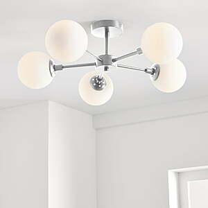 Better Homes & Gardens Five Globe Ceiling Light (Satin Nickel) $29.95