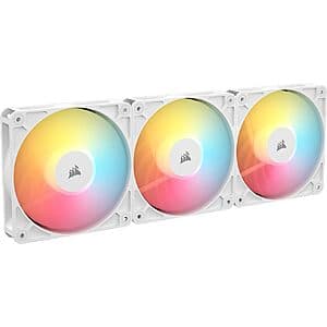 3-Pack Corsair RS120-R ARGB 120mm PWM Reverse Rotor PC Case Fans $42 + Free Shipping