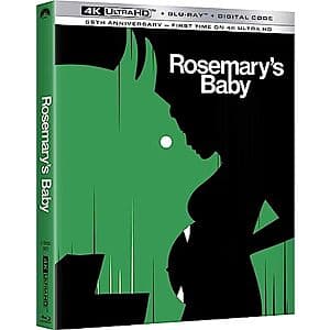 Rosemary's Baby 55th Anniversary Edition (4K UHD Blu-ray + Blu-ray + Digital) $12.95