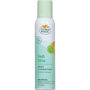 3-Oz Citrus Magic Natural Odor Eliminating Air Freshener Spray (Fresh Citrus) $2.20