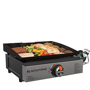 17" Blackstone Original 1-Burner Propane Gas Tabletop Grill (12500 BTU) $79.98 + Free Shipping