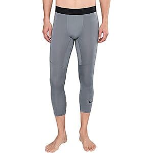 Nike Men's Pro Dri-FIT 3/4-Length Fitness Tights (Smoke Grey/Black) $14.80 + Free S&H