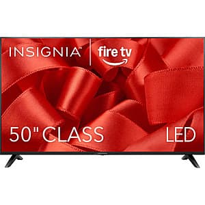 50" Insignia F50 4K UHD LED Smart Fire TV $130 + Free Shipping