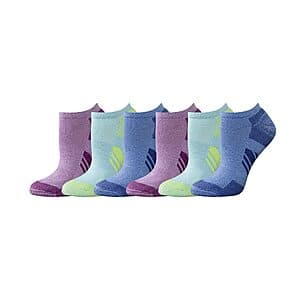 6-Pair Amazon Essentials Women's Cushioned No-Show Socks (Size 6-9, Multicolor) $4.65 w/ S&S