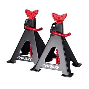 Husky 2-Ton Steel Car Jack Stands $24.95 + Free S&H
