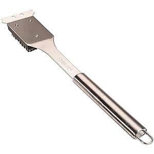 16.5" Cuisinart Stainless Steel Long Handle Grill Cleaner Brush & Scraper $2.70
