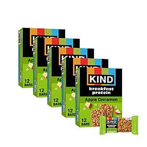 Prime Members: 30-ct KIND Breakfast Protein Bars (Apple Cinnamon) $18.95 w/ S&S