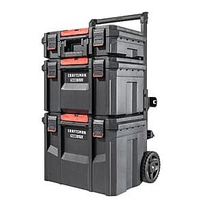 CRAFTSMAN TRADESTACK 22" Rolling Tower Premium Storage Stack $134.10 + Free Shipping