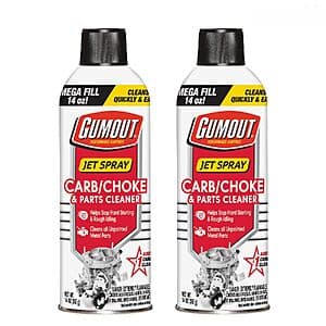 Prime Members: 2-pk 14-oz Gumout Carb & Choke Jet Spray Carburetor Cleaner $6.60 + Free S&H